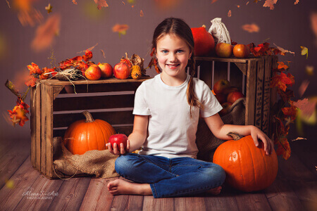 Kinder Herbstfotoshooting in Magdeburg