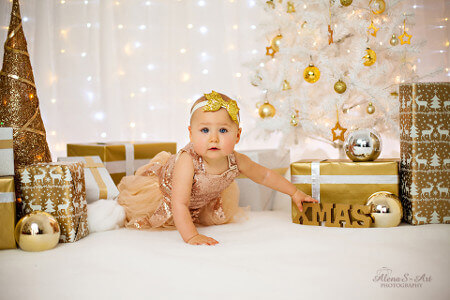 Weihnachten Fotoshooting im Fotostudio - Fotograf Magdeburg
