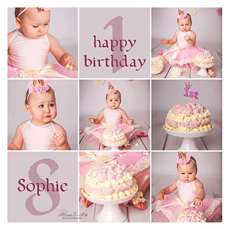 cake-smash fotoshooting zum erstengeburtstag
